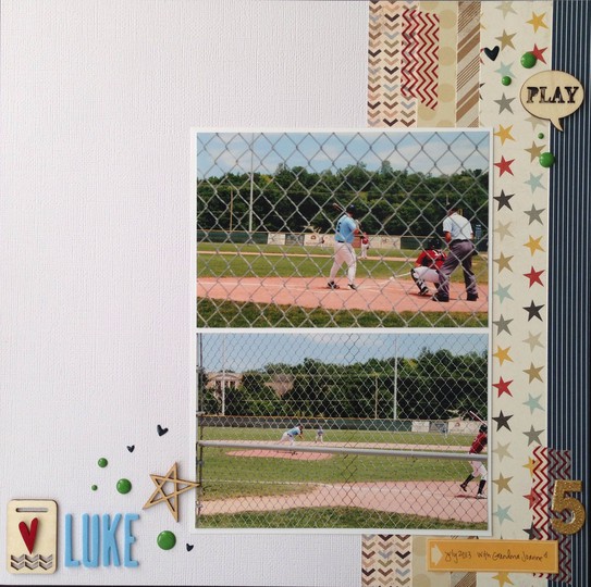 LUKE - baseball game