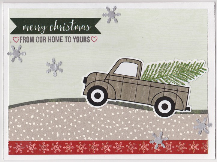Christmas delivery card
