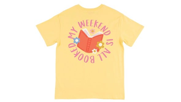 My Weekend Is All Booked - Pippi Tee - Light Yellow gallery