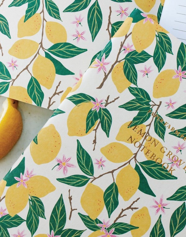 From Tiny Seeds Lemon Grove Stitched Notebook, 2 of 4