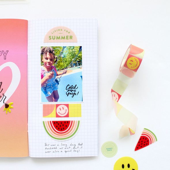 Happy Summer Traveler's Notebook Spread by desialy gallery