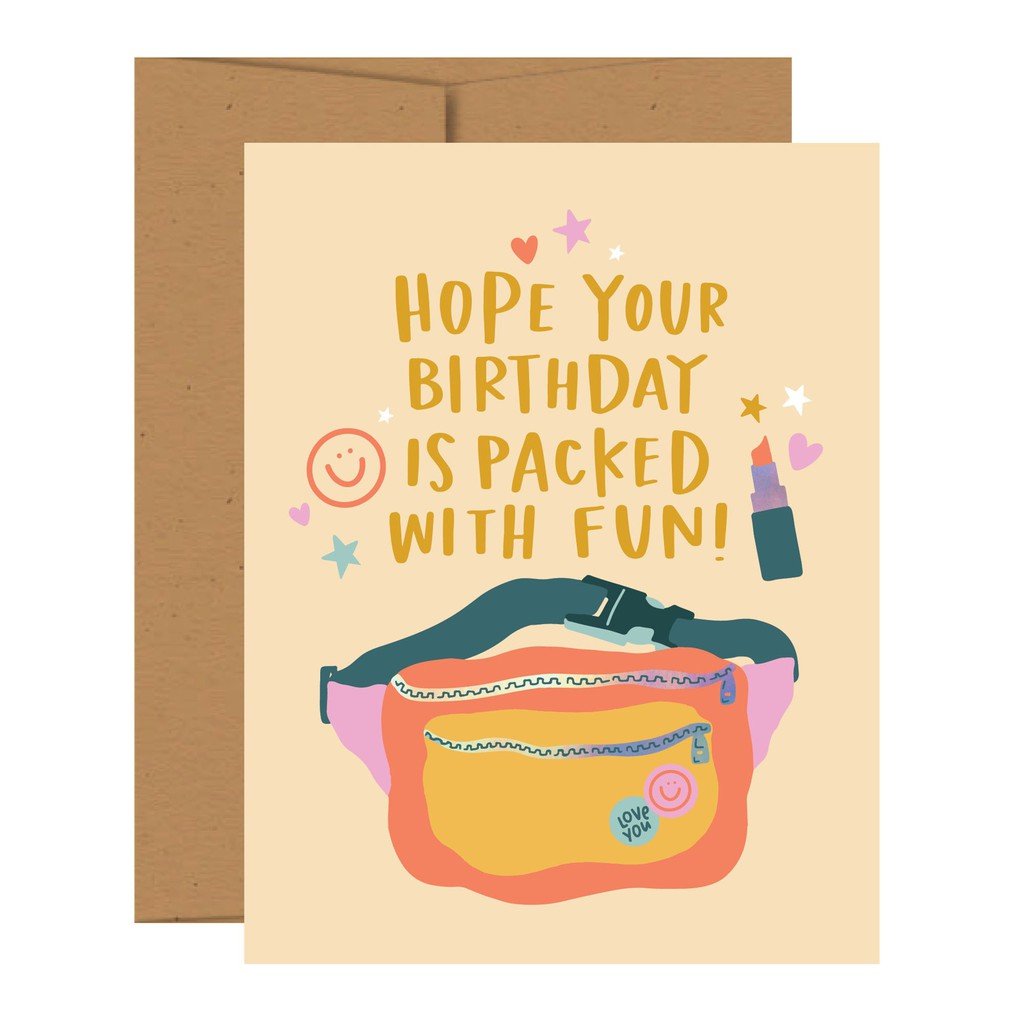 Packed with Fun Birthday Greeting Card item