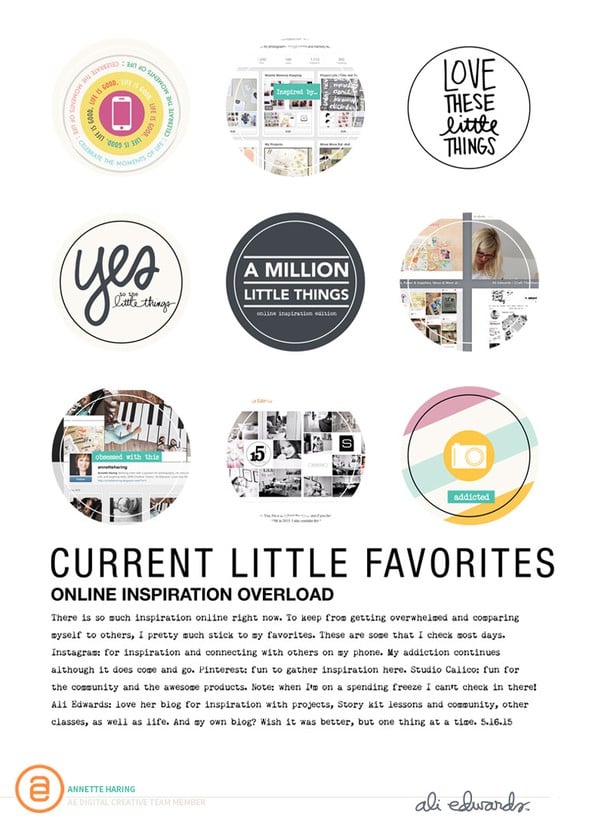 Current Little Favorites | online inspiration edition by AnnetteH gallery