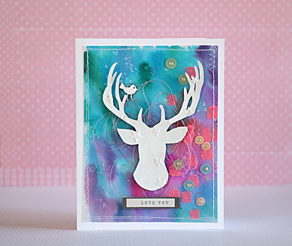Deer i love you card