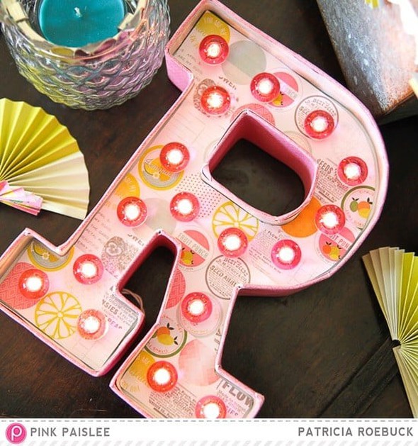 Marquee Altered Letter | Pink Paislee by patricia gallery