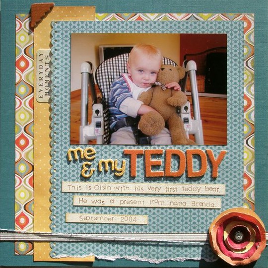 me and my teddy