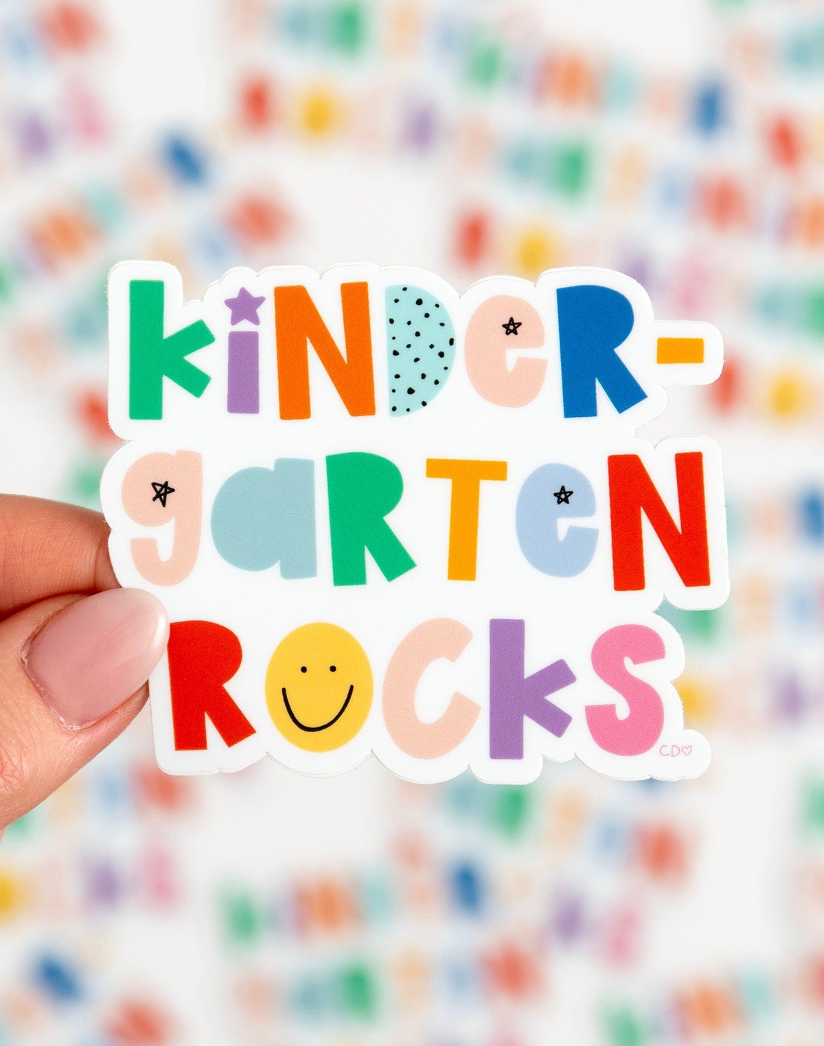 Kindergarten Rocks Decal Sticker item