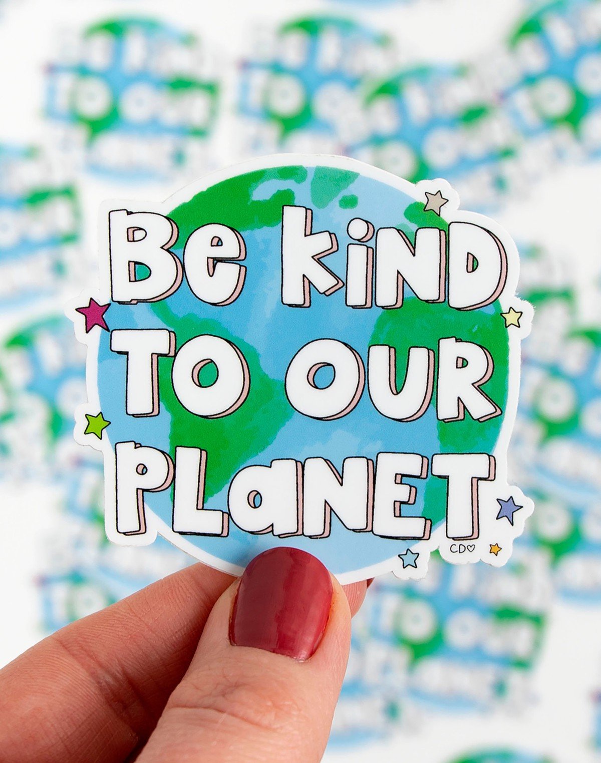 Be Kind to Our Planet Decal Sticker item