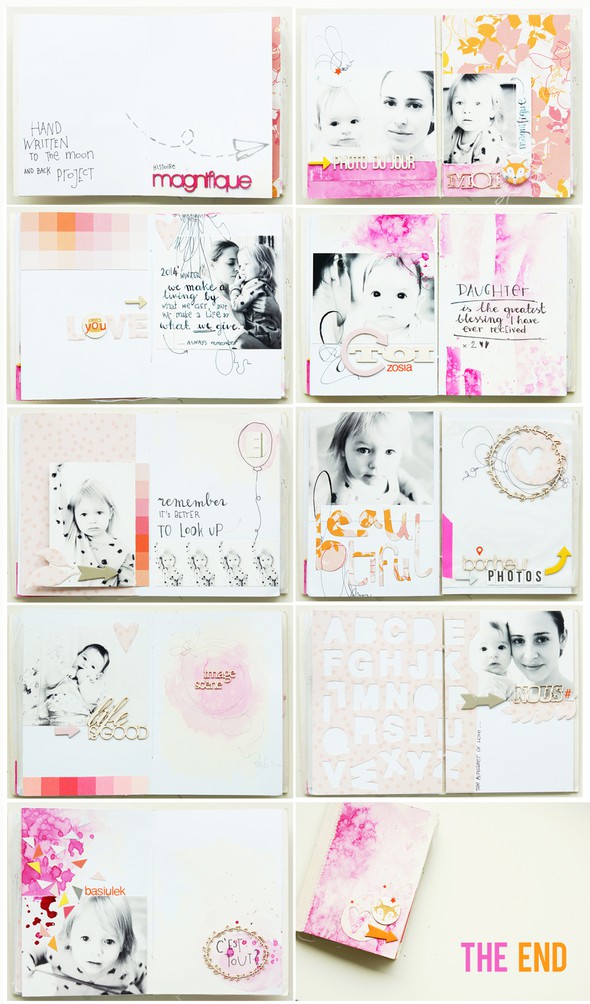 Together :: letterpress & watercolour mini book by aniamaria gallery