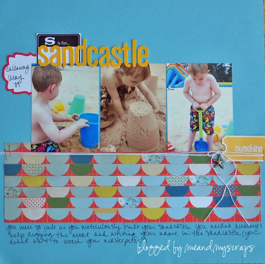 S is for Sandcastle