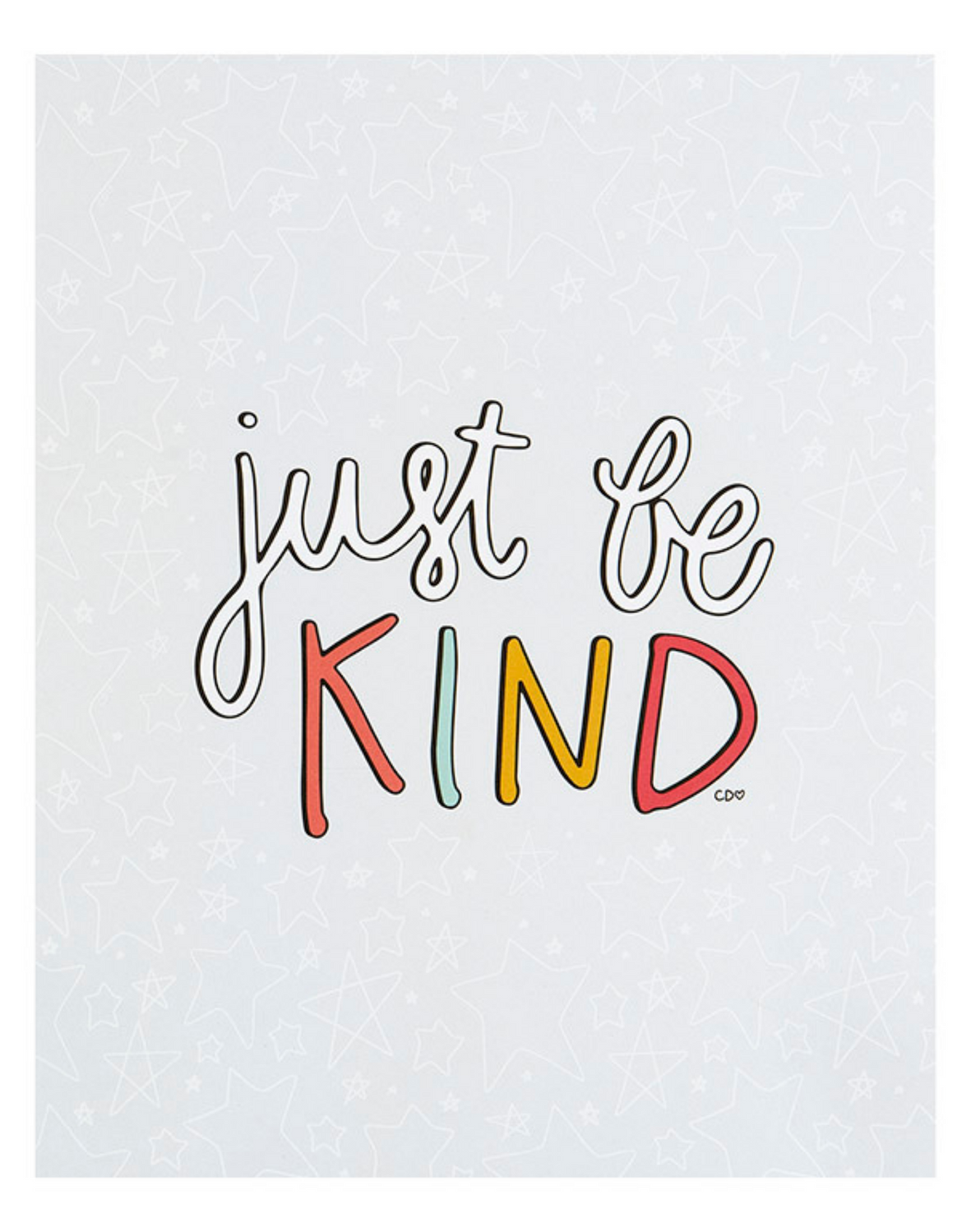 Be Kind Art Print item