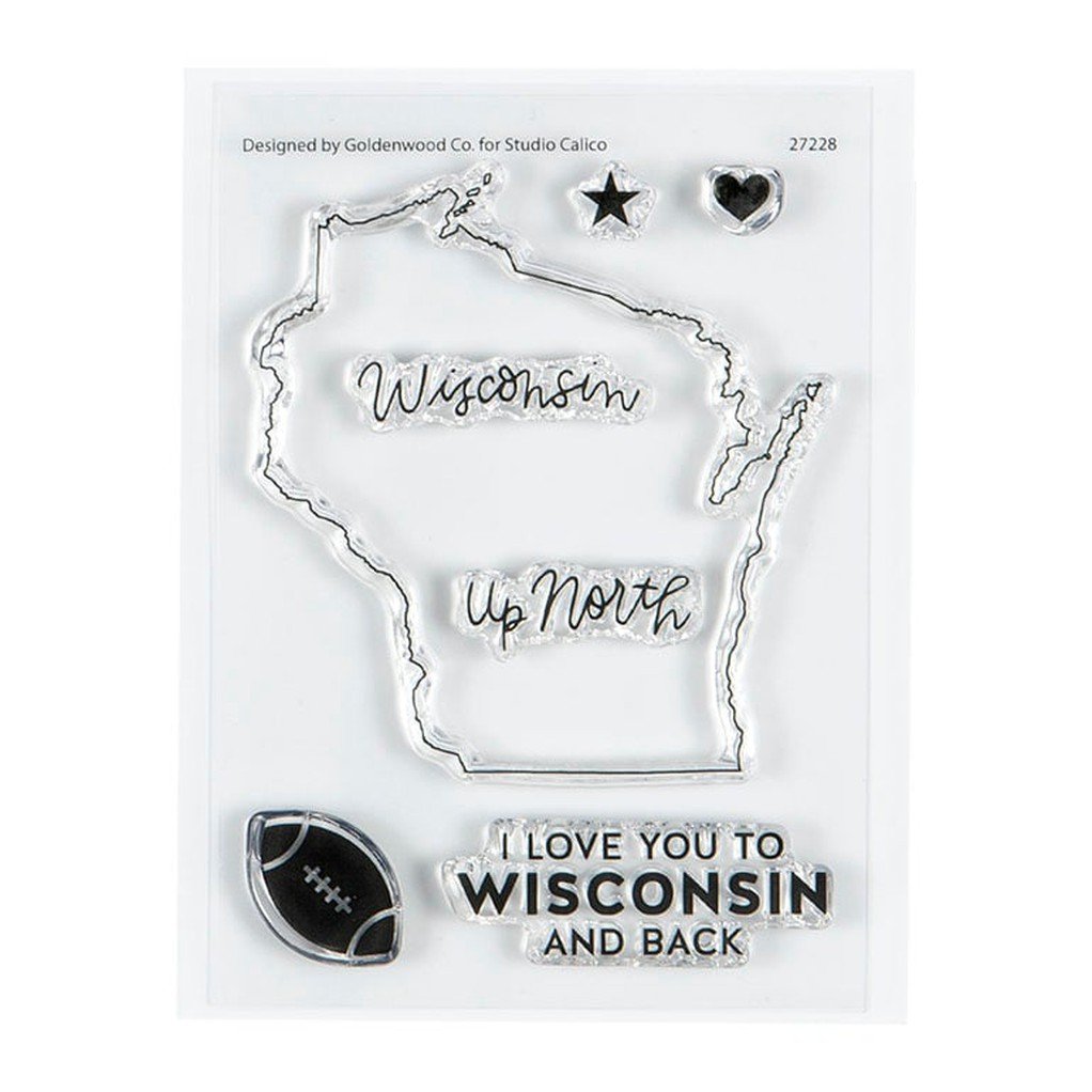 Stamp Set : 3x4 I Love Wisconsin by Hello Forever item