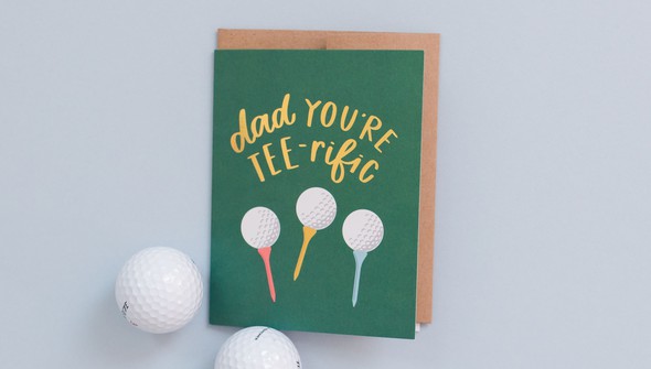 Dad You're Tee-rific Father's Day Greeting Card gallery