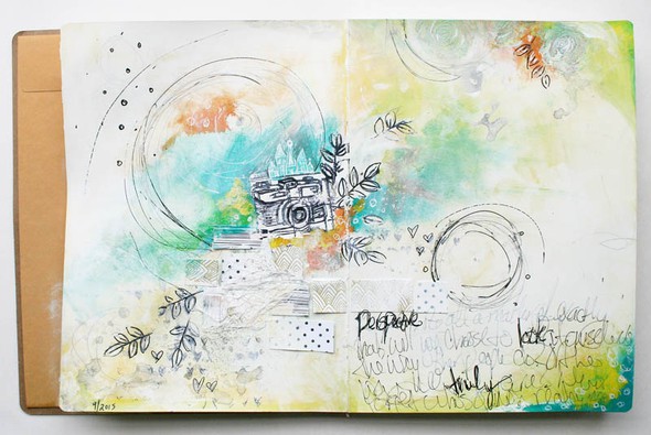 Perspective - Art Journal Spread by soapHOUSEmama gallery
