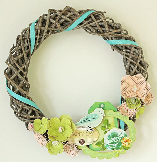 Spring Wreath *CRATE PAPER*