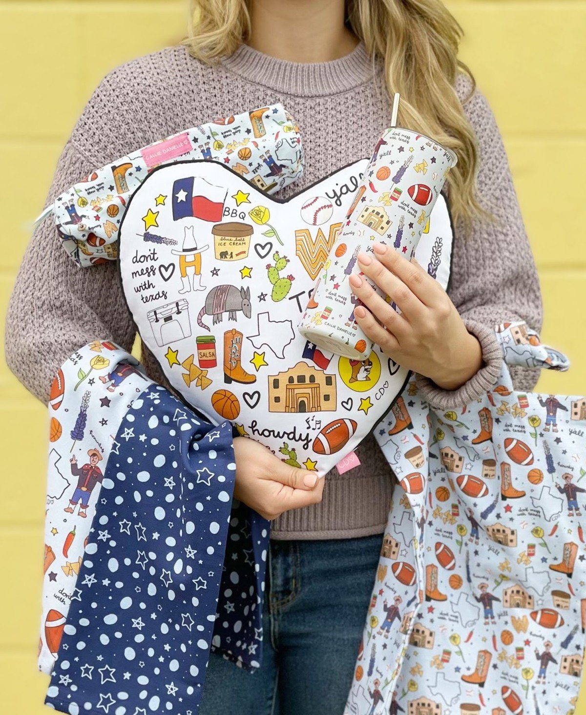 Love for Texas Pillow item