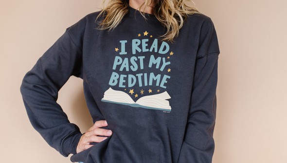 Bedtime Reader Sweatshirt - Dark Gray gallery