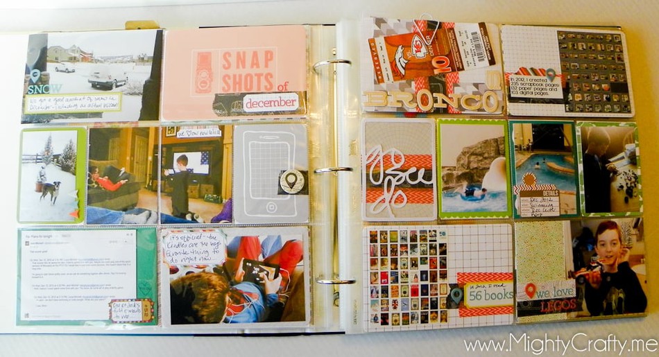 December 2012 Project Life Layout