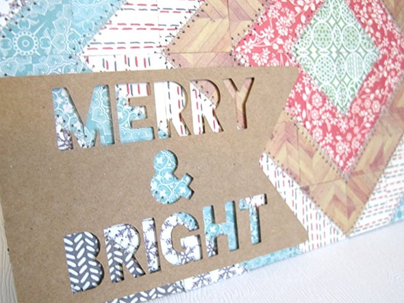 Merry and Bright Quilted Card by juleshollis gallery