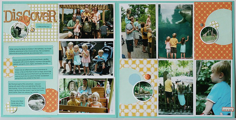Discover (a day at the zoo) *As seen in Creating Keepsakes Tips & Tricks Summer 2011*