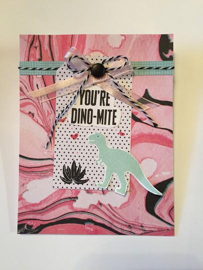 You're Dino-Mite Tag Card