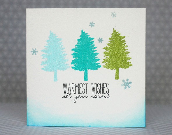 Warmest Wishes card by qingmei gallery