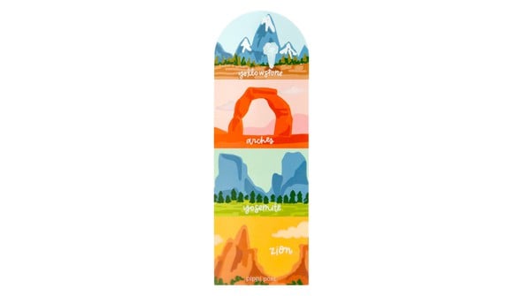 National Parks Transparent Bookmark gallery