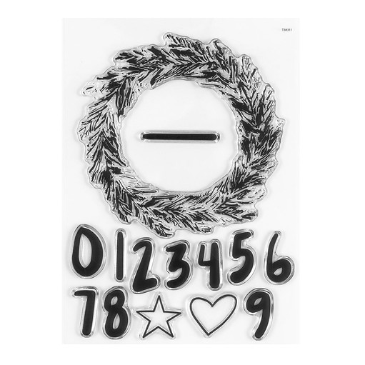 Picture of Wreath 6x8 Stamp Set