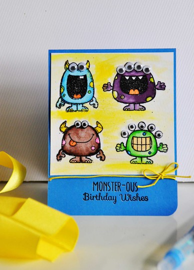 Monster-ous Birthday card