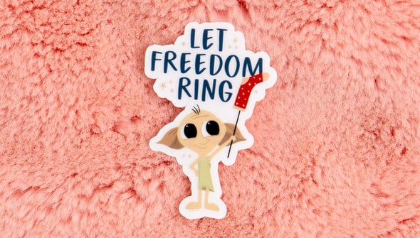 Let Freedom Ring Clear Decal Sticker gallery
