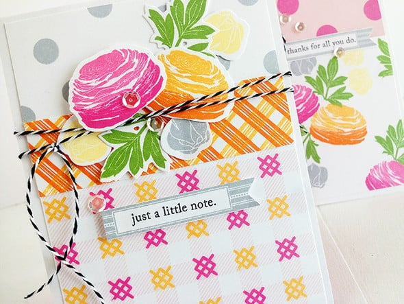 Stamped Patterned Paper cards by Dani gallery