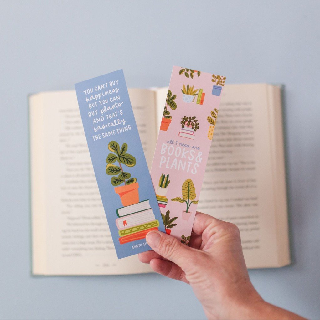 All I Need Are Books and Plants Bookmark Set item