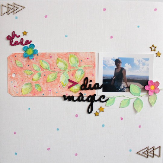 Layout with Neocolors embellishments