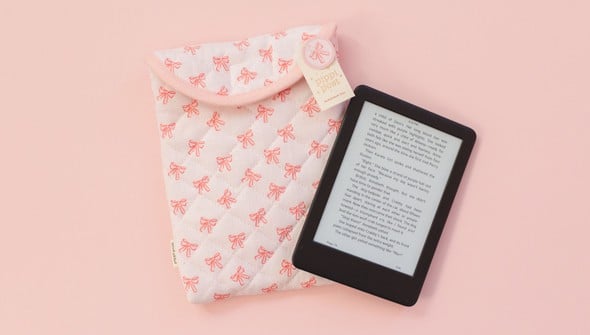 Pink Coquette Bows Quilted E-Reader Case gallery