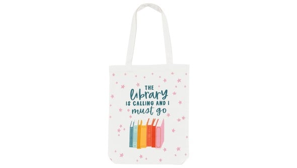 The Library is Calling Canvas Tote gallery