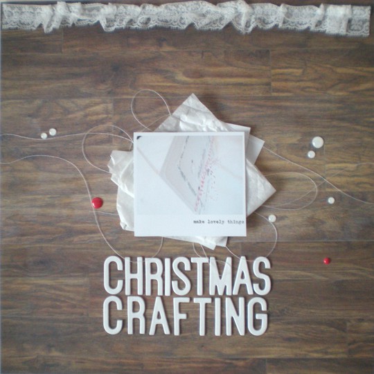 christmas crafting