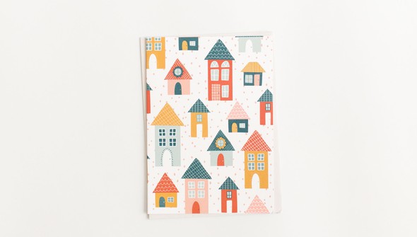 Houses Greeting Card gallery