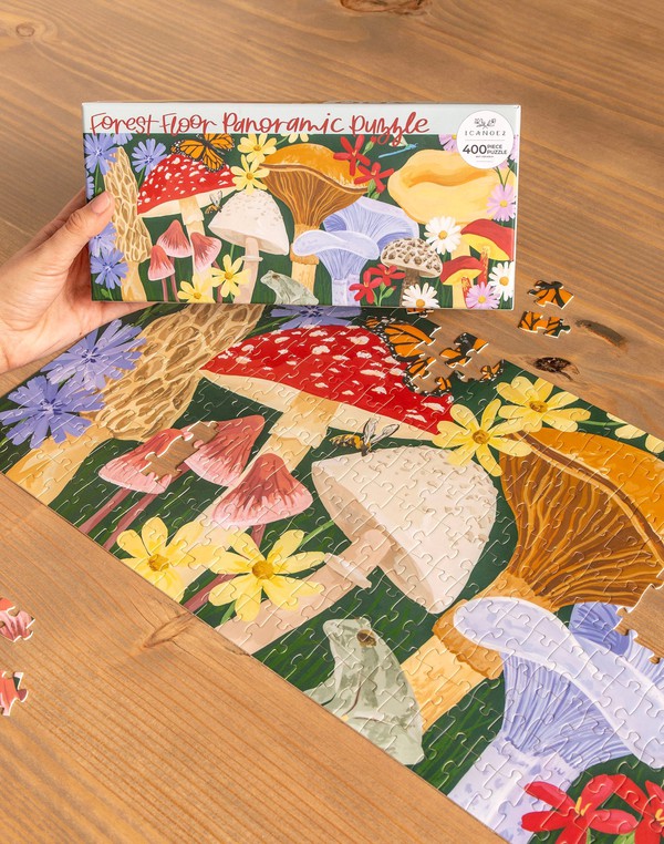 Forest Floor - 400 Piece Panoramic Jigsaw Puzzle - 1canoe2