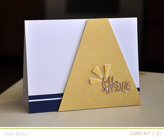 Hello sunshine card (card kit)