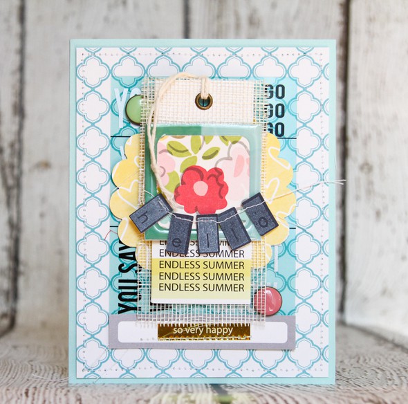 Hello Endless Summer Card by patricia gallery