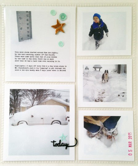 PL Mini Spread // Early March Snowmagedon 2015