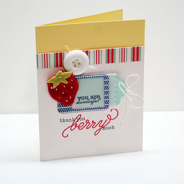 Thank You Berry Much card by Dani gallery