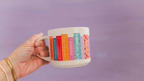 Jane Austen Books Large Ceramic Mug gallery