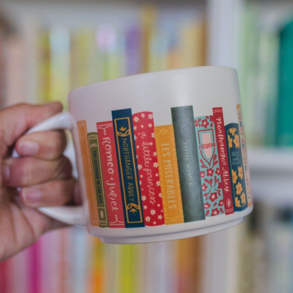 Classic Books Large Ceramic Mug item