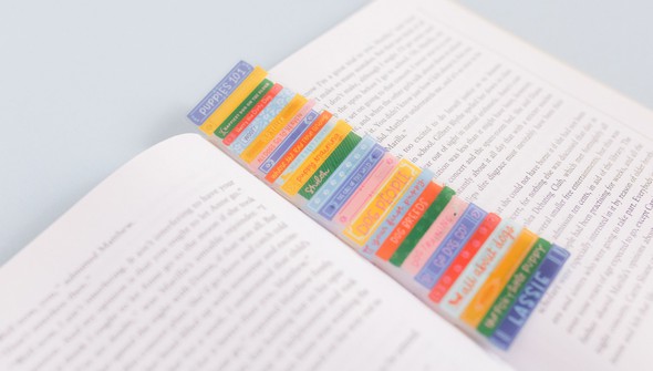 Dog Book Stack Transparent Bookmark gallery