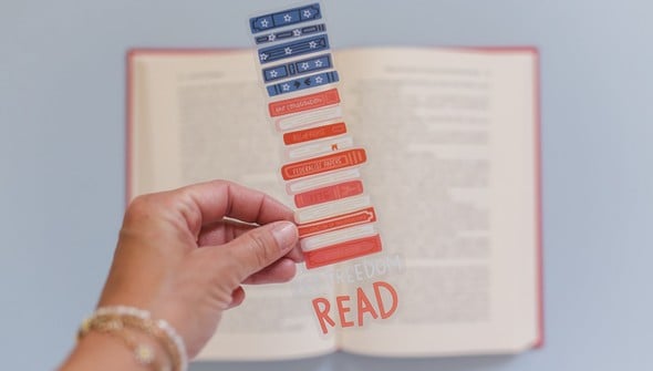 Let Freedom Read Transparent Bookmark gallery