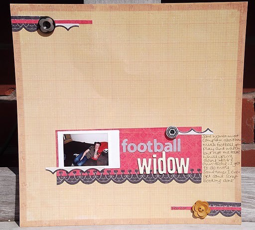 Football widow - NSD sketch KP
