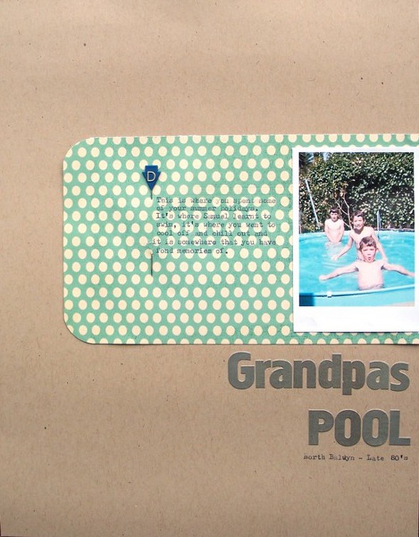 Grandpas Pool by sharmaine gallery