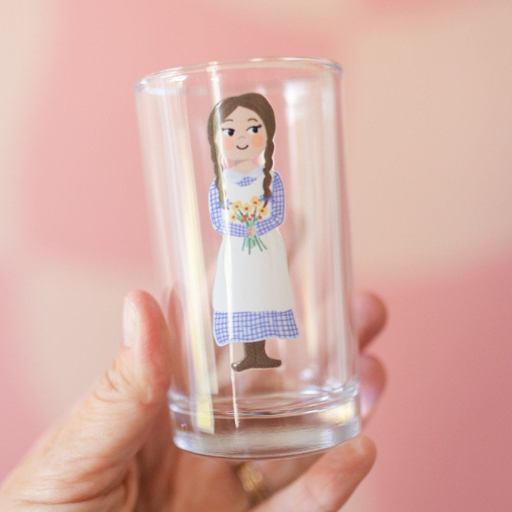 Little House on the Prairie Laura Ingalls Mini Juice Glass item