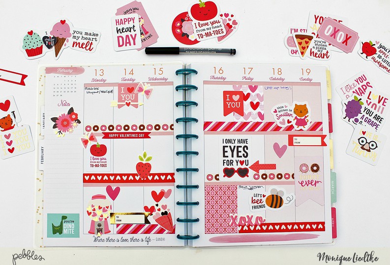 February Planner Page - Pebbles Inc